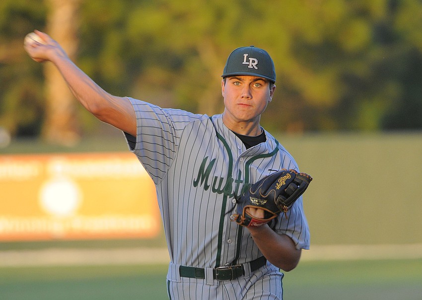 Sophomore pitcher Brad Zunica got the call on the mound for the Mustangs in the third game of the tournament.