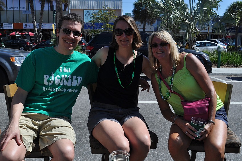 Larry and Berta Thompson with Karen Nicoll