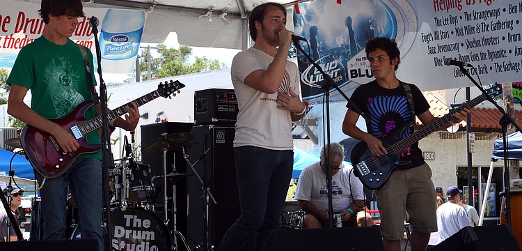 Colors in the Dark performed on the youth stage, Sunday, March 25, at the 17th annual Giving Hunger the Blues festival.
