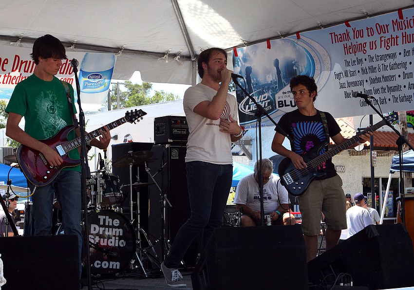 Colors in the Dark performed on the youth stage, Sunday, March 25, at the 17th annual Giving Hunger the Blues festival.