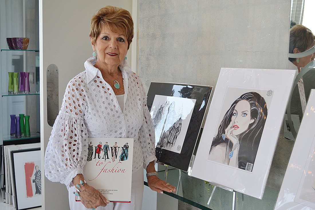 Mary Mitchell recently published a book that archives 30 years of her work as a fashion illustrator.