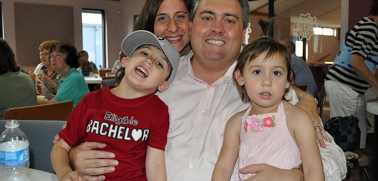 Lakewood Ranch residents Denise and Nick Drizos came out with their son Nicholas, 5, and daughter Caitlyn, 2, who attends All Godâ€™s Children.