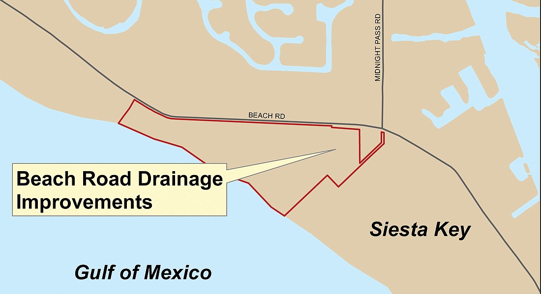 Beach Road drainage improvements have been delayed until July.