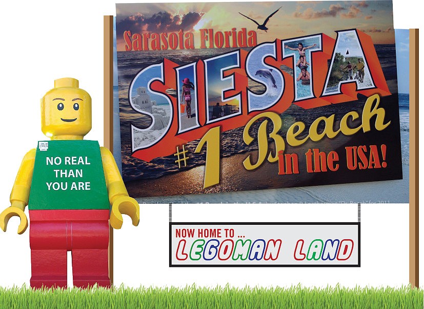 City officials recently approved an offer from LEGOLAND to begin the construction of a Legoman Land theme park on Siesta Key Beach.