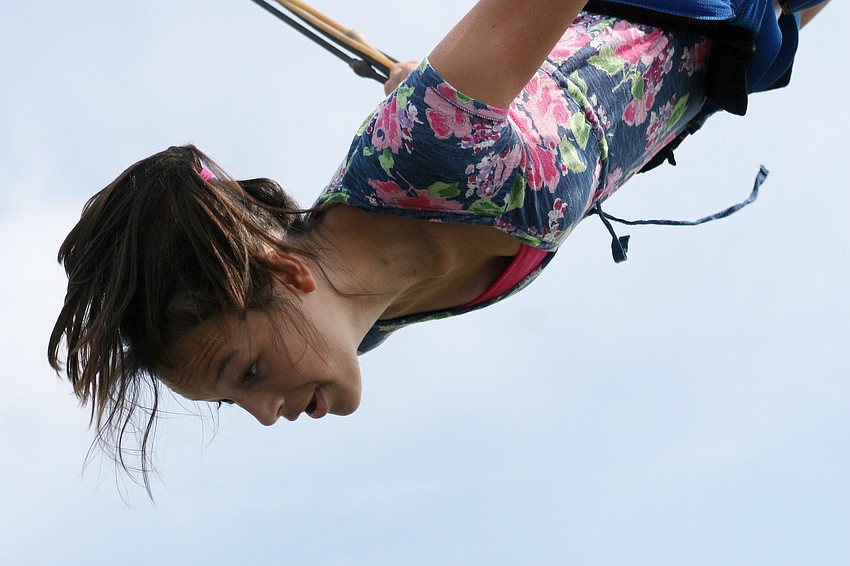 This year's Eggolution featured a wild bungee challenge.
