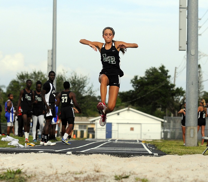 Lakewood Ranch freshman Meghan Wolfe competed in four events