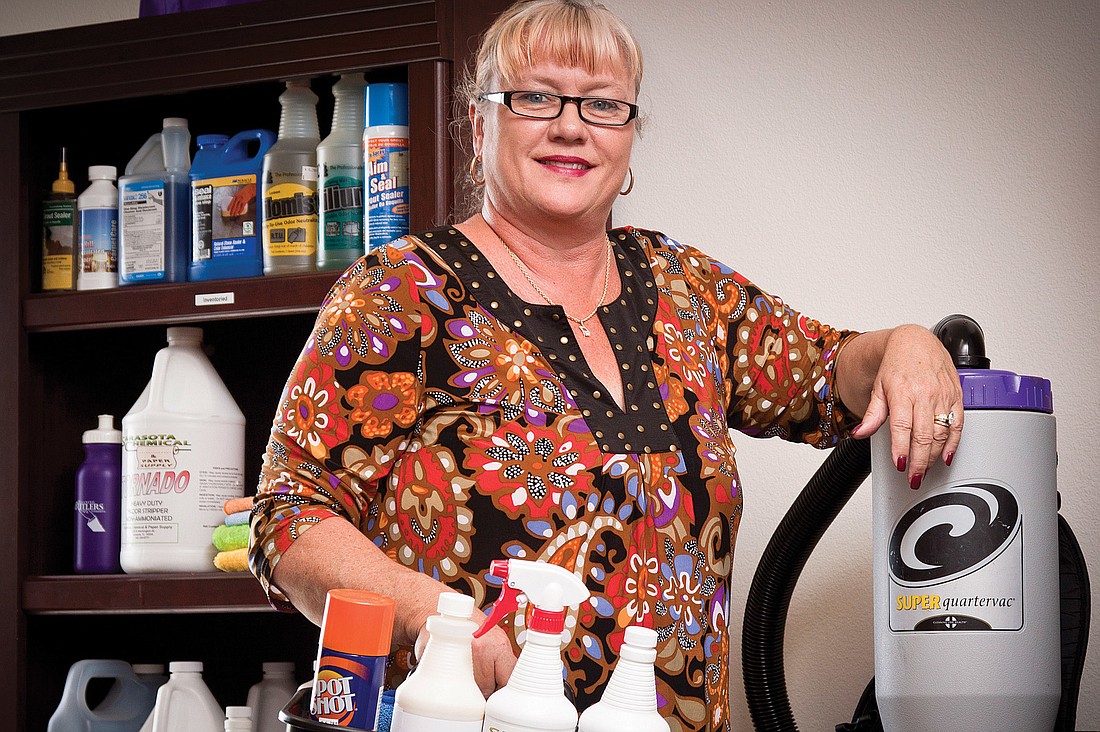 Lynne Dowd founded Cleaning Butlers International in 2009. A franchise-based cleaning service firm, it had $1.1 million in 2011 revenues, up 47% from $750,000 in 2010. Photo by Rod Millington.