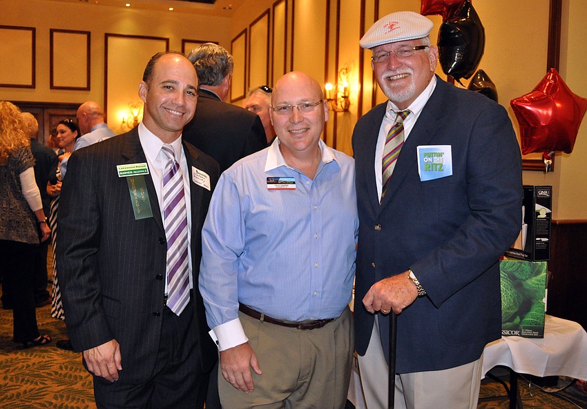 Stephen Ackoury and Paul Harris stopped by to see Charlie Morse, who was promoting the Puttin on the Ritz.