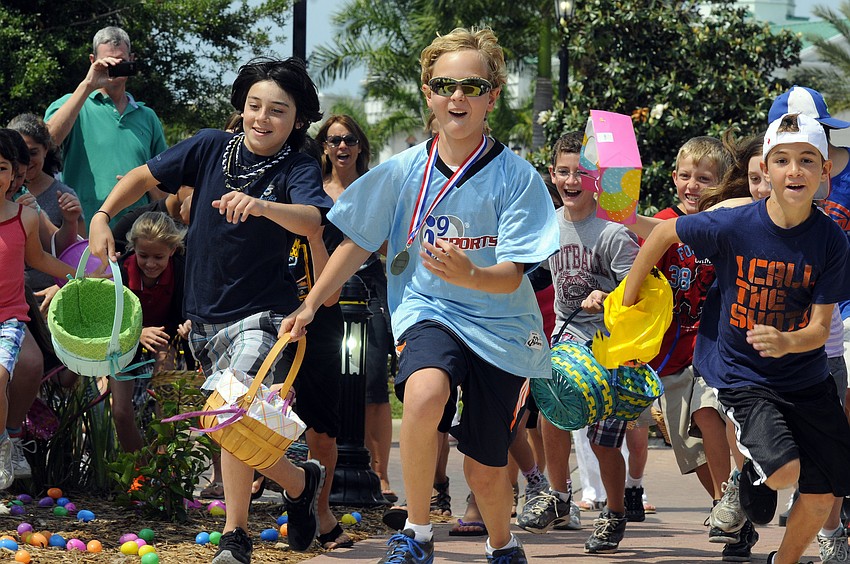 Eleven-year-old Brady Roberts led the charge for his age group.