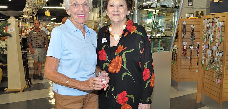 Pat Bass and Diana Crowley