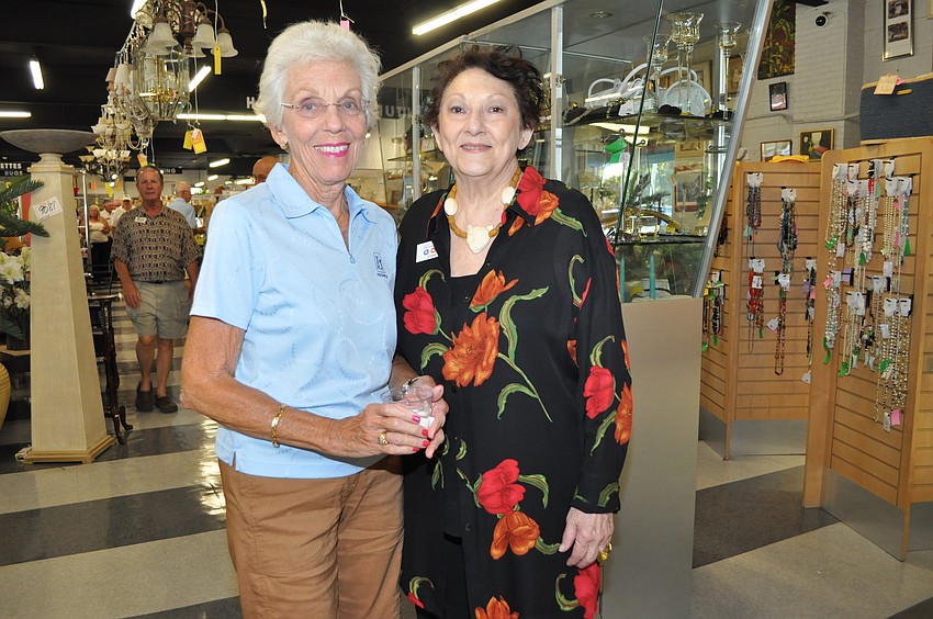 Pat Bass and Diana Crowley