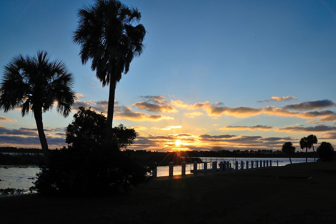 Javier Huanay took this sunset photo at Jiggs Landing.