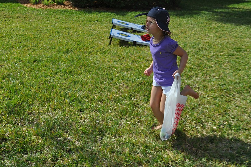 Katherine Crane sprints to find the next egg