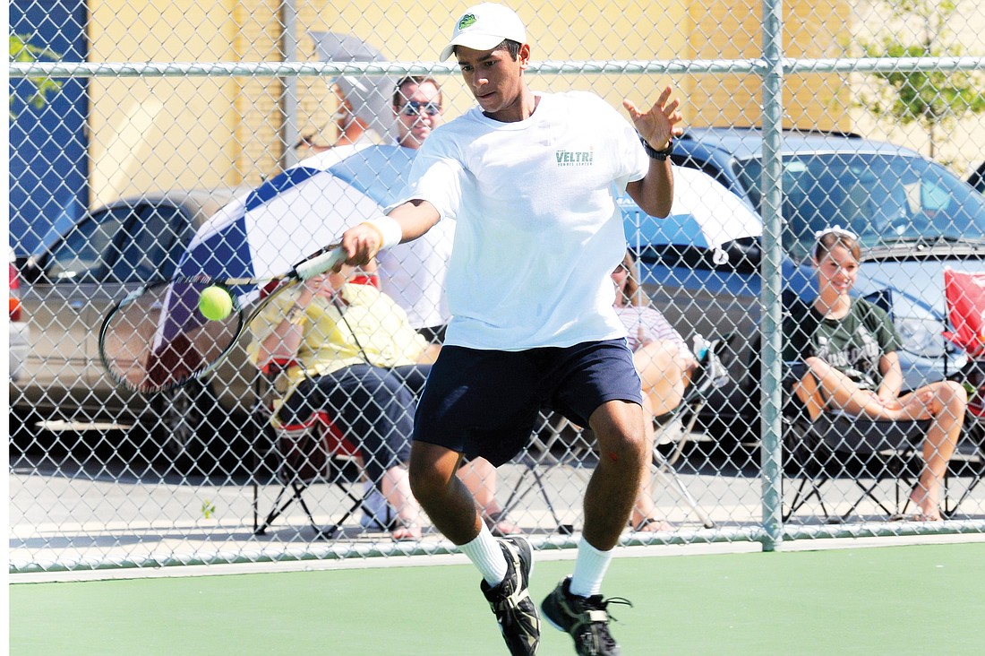 Lakewood Ranch's Arnav Mohanty teamed up with his twin brother, Arsav, to win the No. 1 boys doubles title.