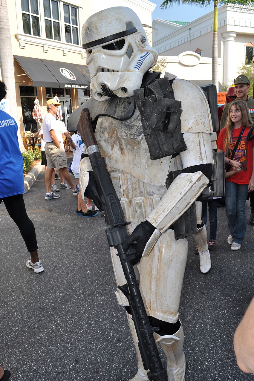 All sorts of walkers came out.