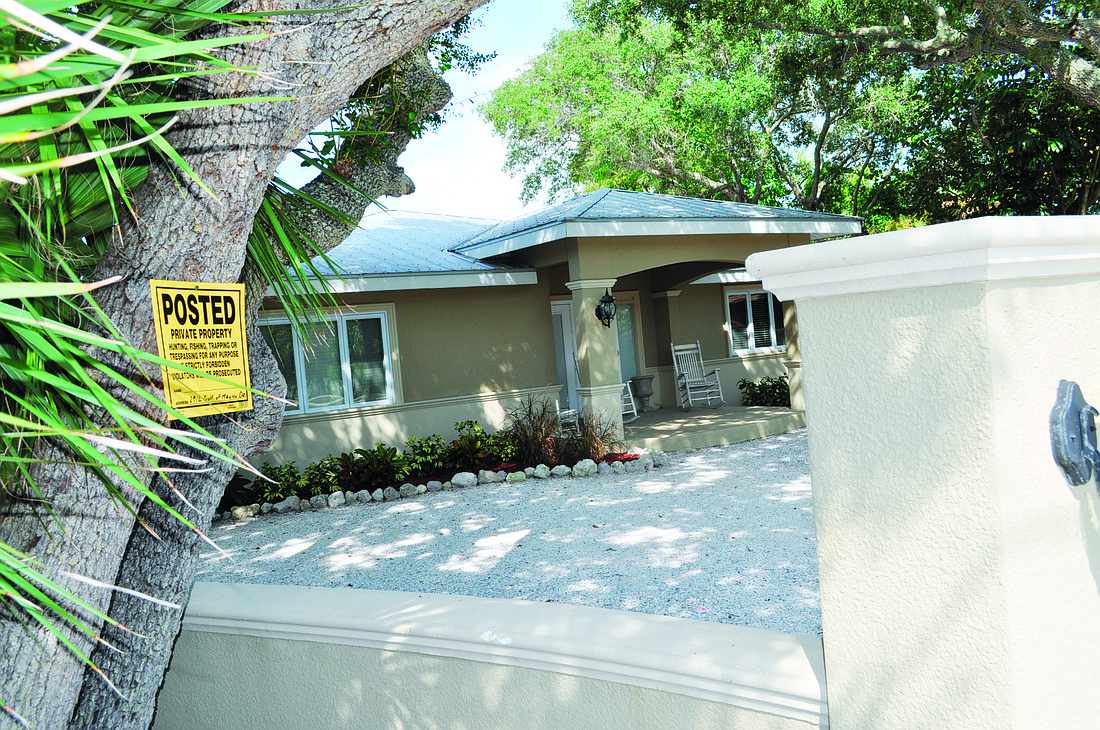 An independent contractor will inspect Armstrong's home in the 2900 block of Gulf of Mexico Drive and report back to the town's acting building official.