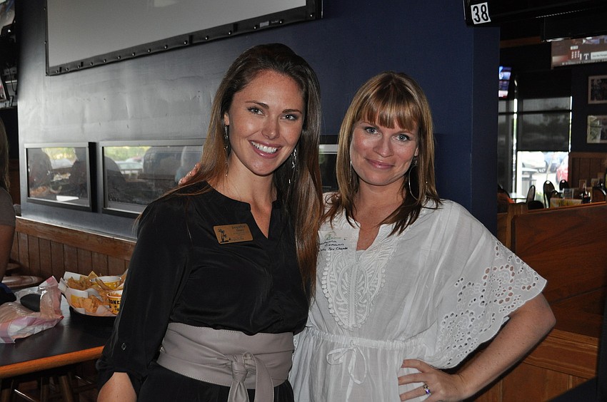 Jacqueline Abney and Chastanna Niemann greeted guests with a smile.