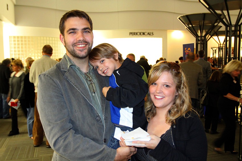 Tyler, Landon, 4, and Mandy Lederer