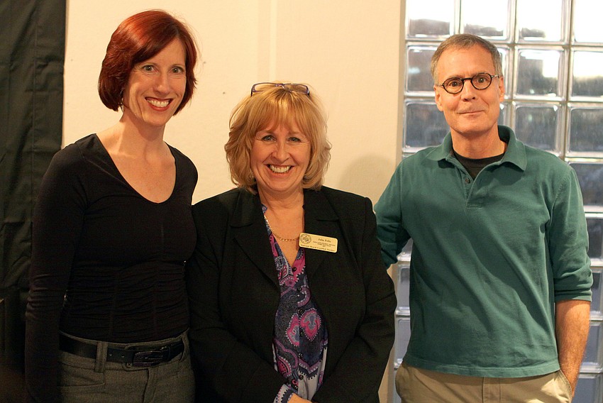 Booker High VPA teachers Melissa Lodhi, Julie Felts and Jeffery Cornwell