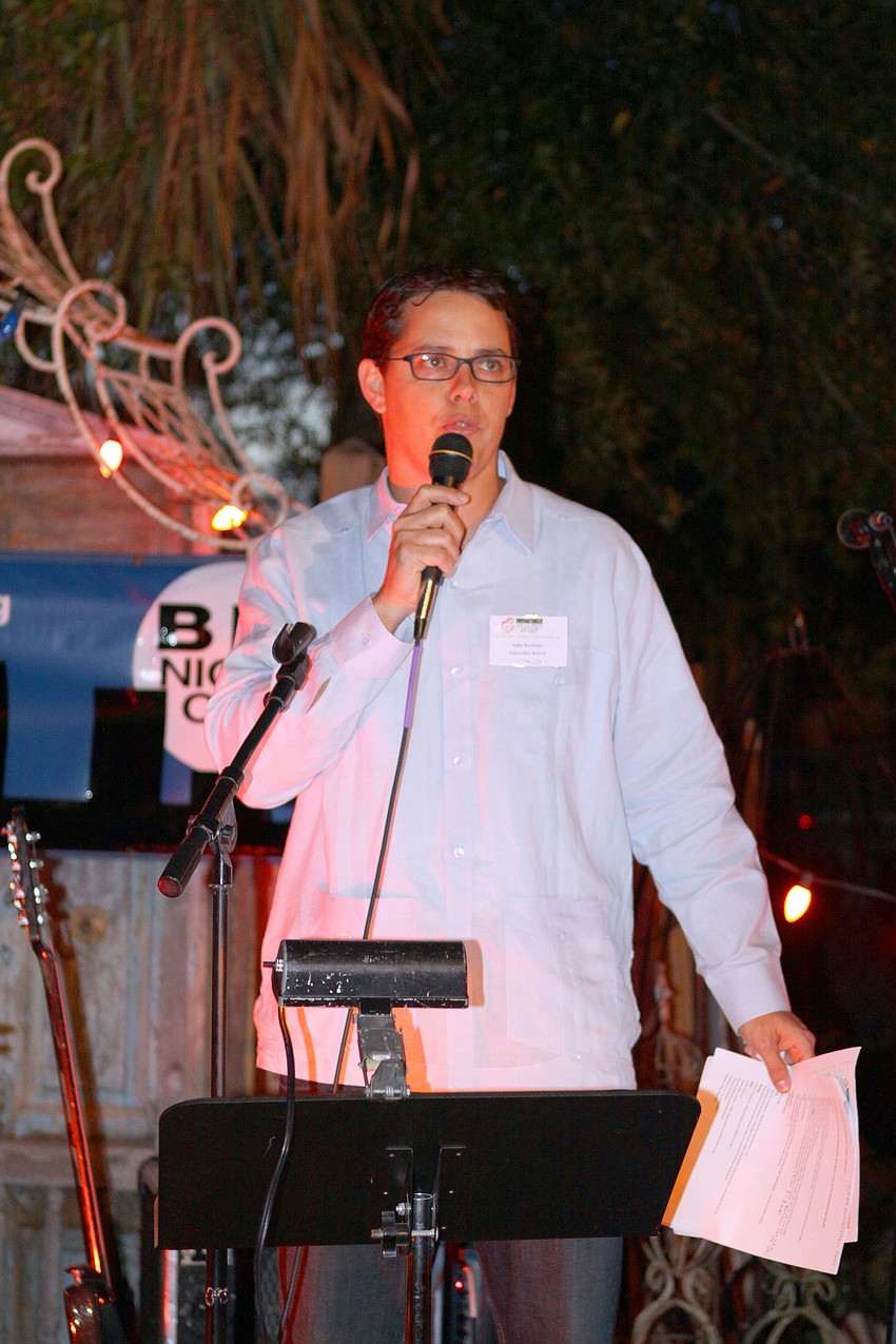 Kelly Kirschner emceed the 3rd annual 