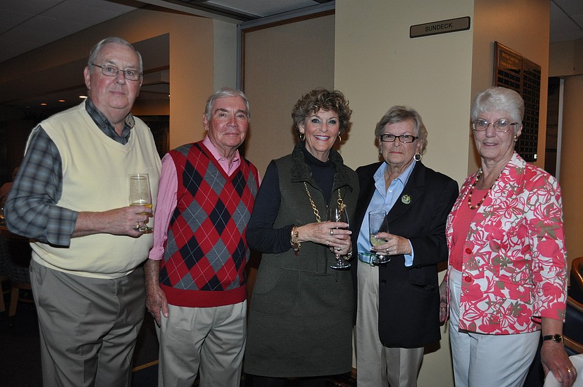 Norm Sande, Bill Vernon, Bev Vernon, Judy Sande and Dorothy Sande