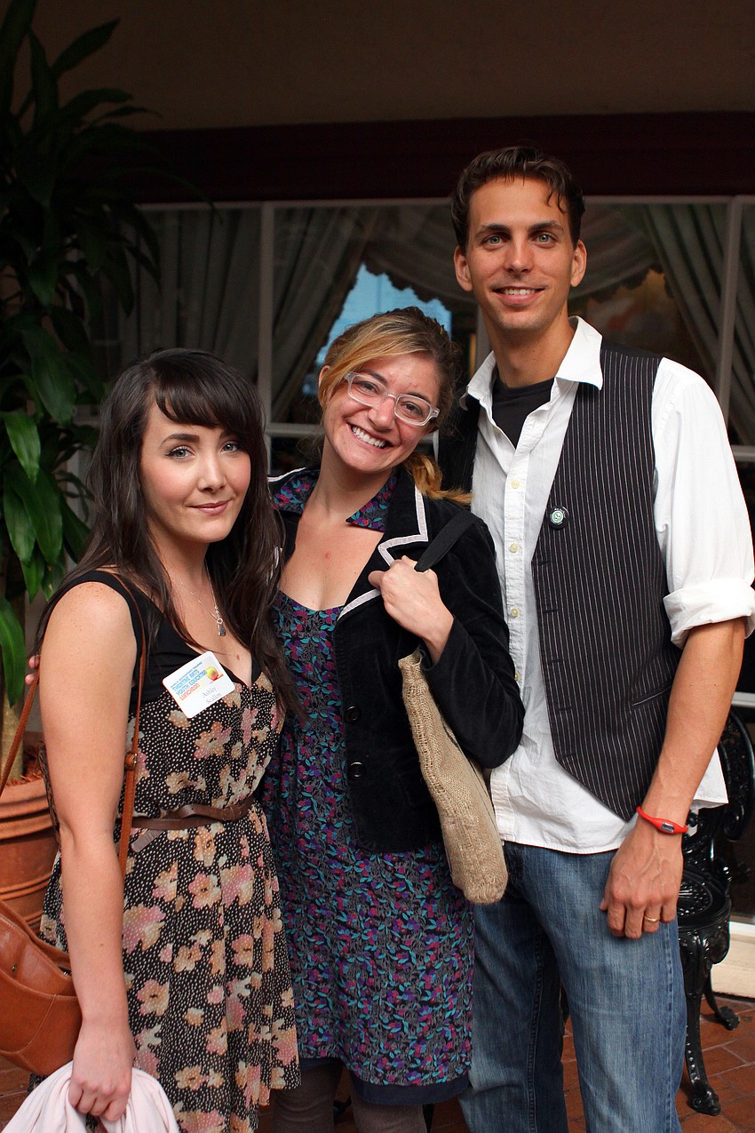 Ashley Scallon, Gretchen Porro and Benjamin Boucvalt