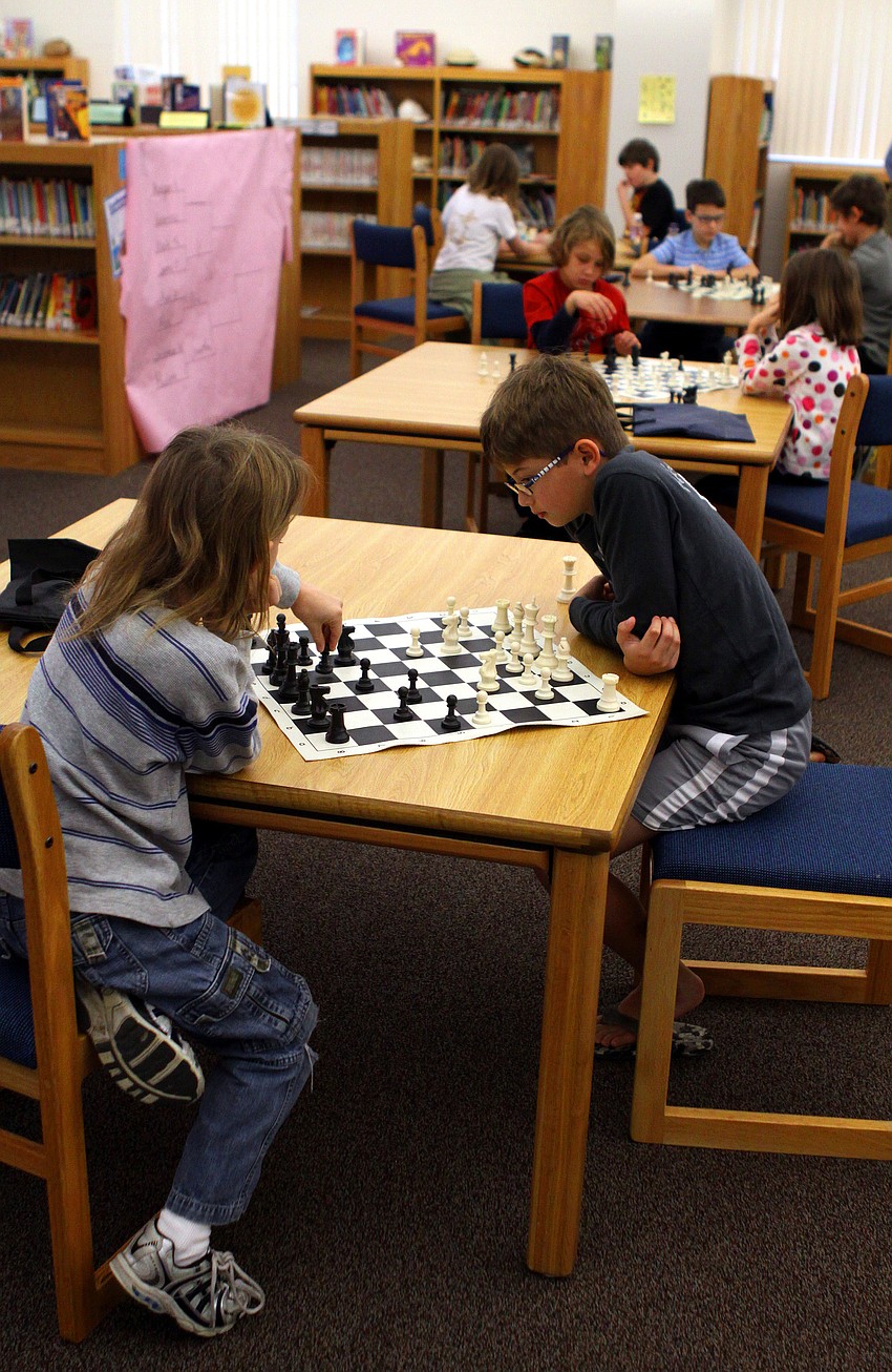 The Phillippi Shores Chess Club competed in the Tournament of Hearts, Saturday, Feb. 11, in the library at Phillippi Shores Elementary.
