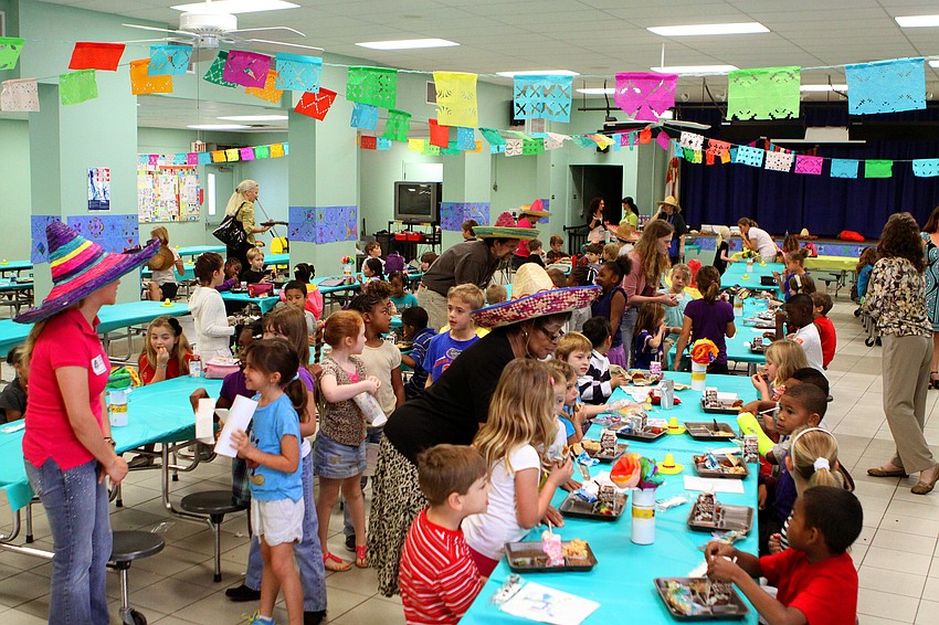 Bay Haven Elementary turned their cafeteria into El Restaurante Bay Haven for the second year in a row, Thursday, Feb. 23.