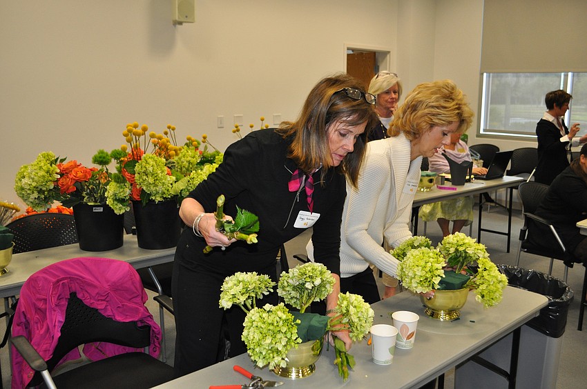 Peggy Robinson and Lida Sheckelford