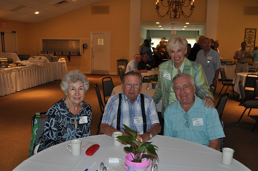 Julia and Thomas Thole and Carol and John Goodwin