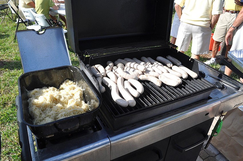 No Bavarian night would be complete without sausage and sauerkraut.