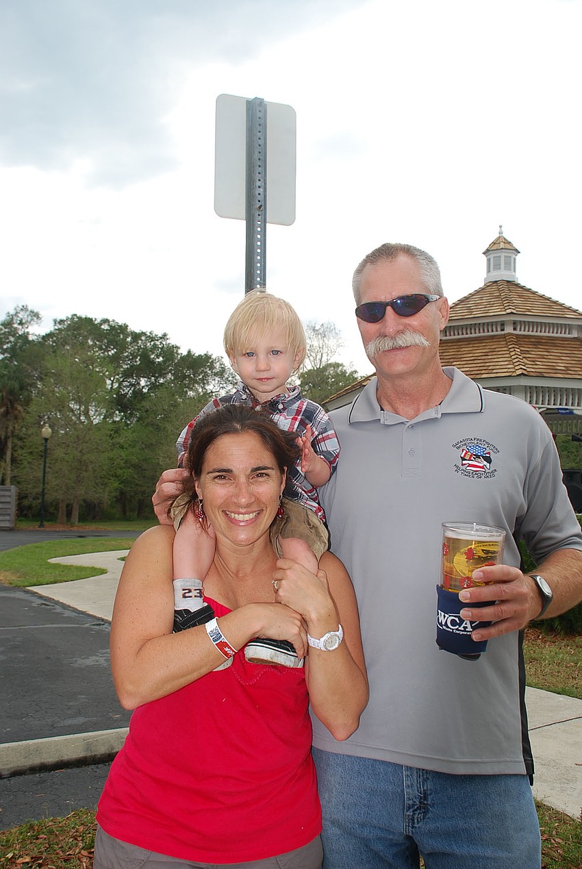 Tyler and Catalina Jekonski with Billy Kocur