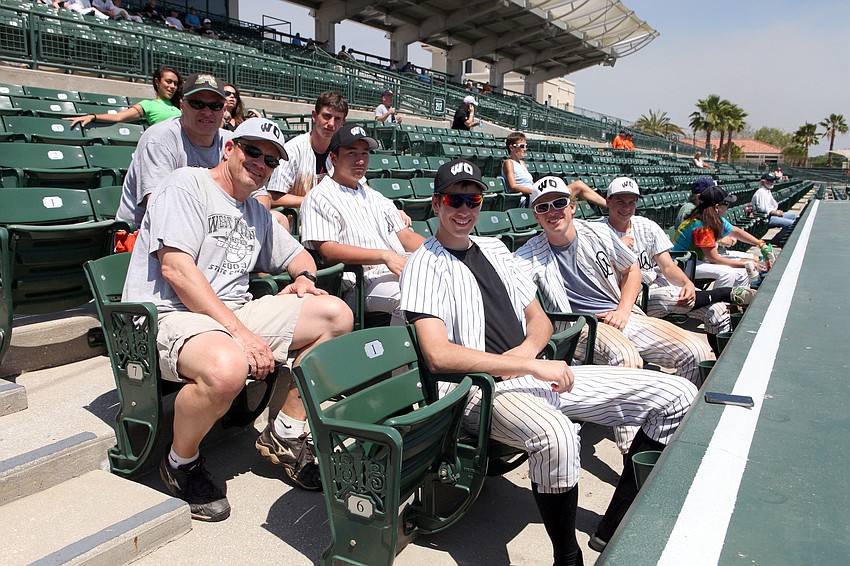 The West Ottawa baseball team from West Ottawa, MI took a break from their own spring break training to watch SCF play the Baltimore Orioles.