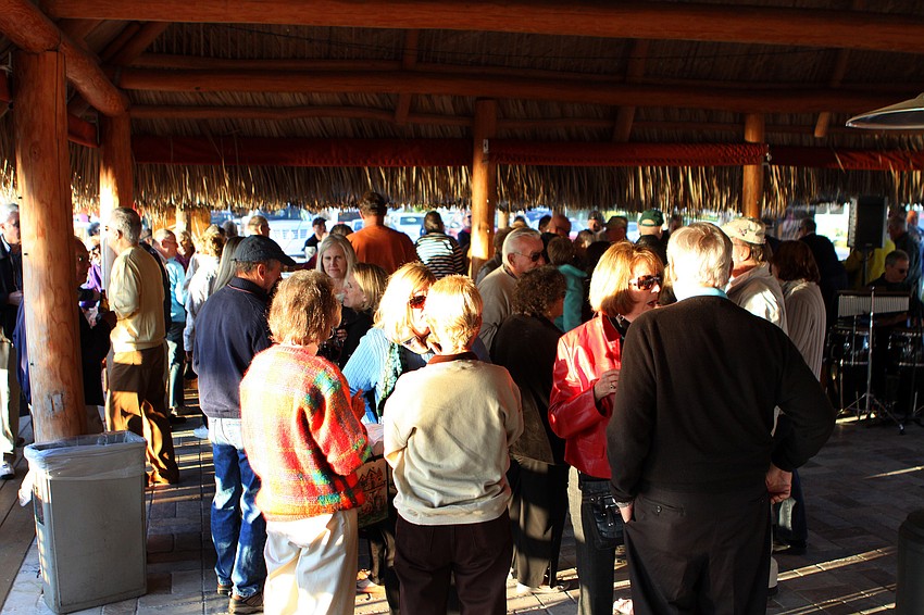 Hundreds of tennis center members came out to Dave Sparksâ€™ goodbye party, Thursday, Jan. 5, at the Gulf Drive CafÃ©.