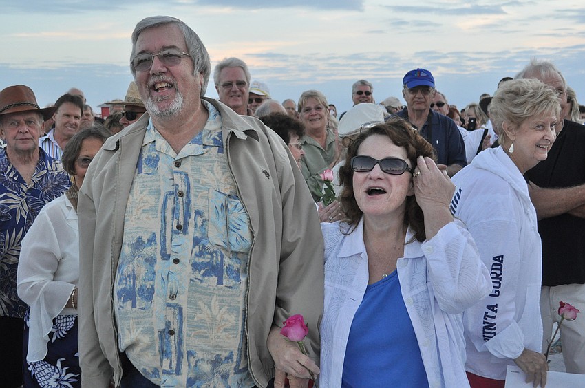John and Ellen Martin were awarded for being the couple married for the least amount of time: 16 days.