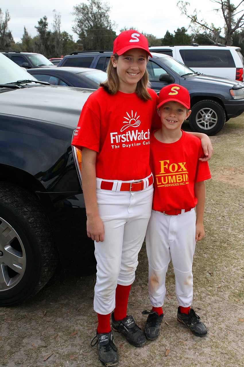 Ryleigh, 12, and Reece, 8, Taylor