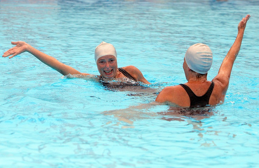 Debbie Robertson and Laura Cleary performed two duets together, Sunday, Feb. 19.