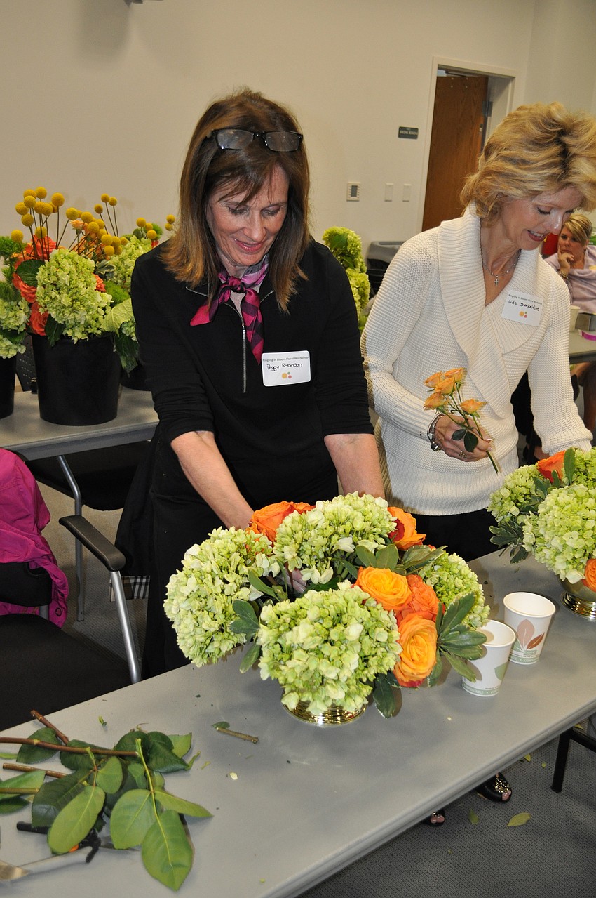Peggy Robinson and Lida Sheckelford