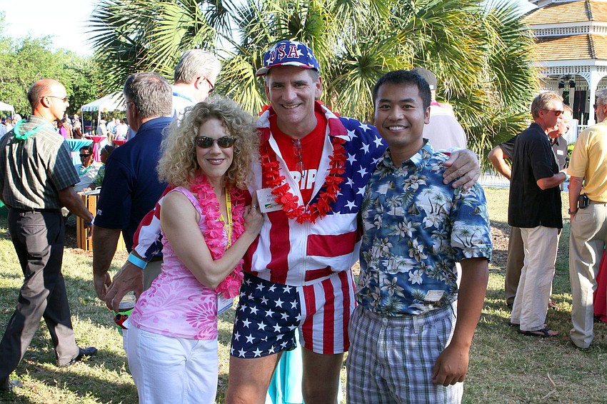 Christine Koch, Anthony Hartman and Chhun Chhim
