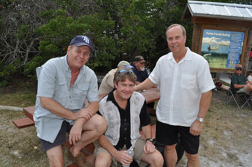 Buck Talbot, Marty Girsch and Bruce Hill of the Tonga Street Bluegrass Band