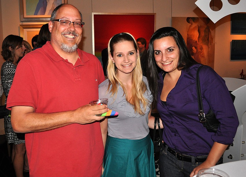 John Pichette, Elisabeth Croy and Liz Kallinosis