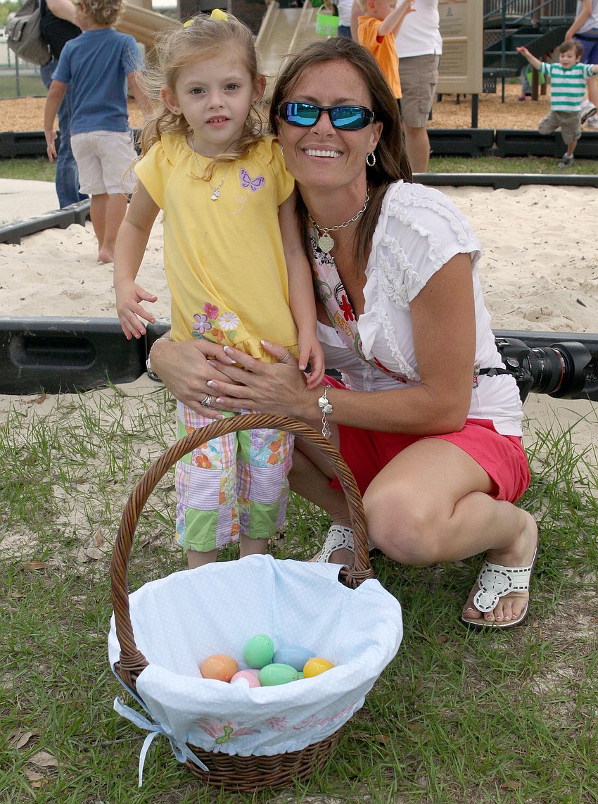 Oceana Yarish, 3 Â½, with her mom, Lynn Yarish.
