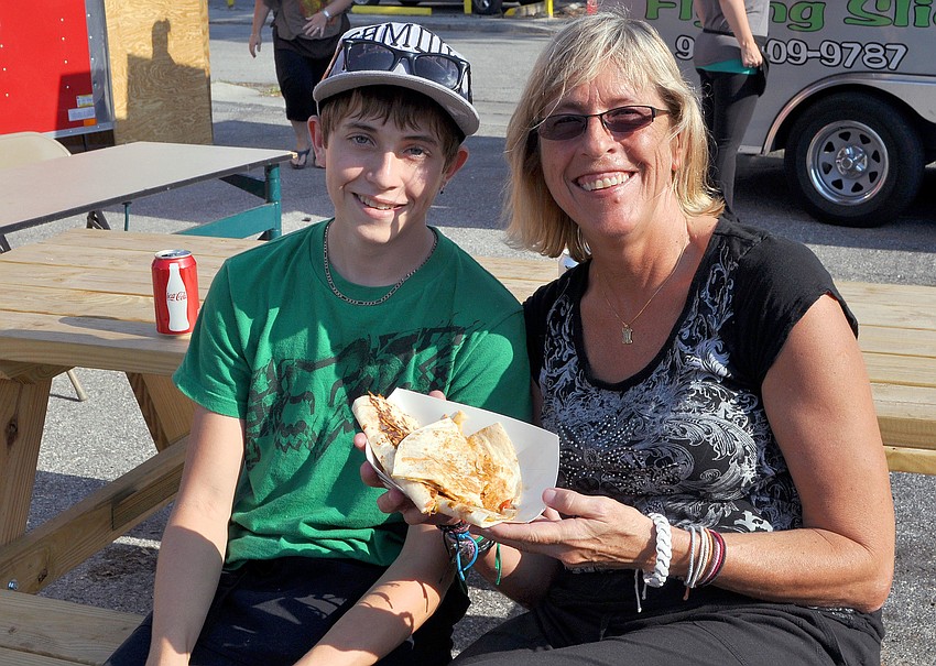 David Vickers, 17, and his mom, Nancy Vickers.