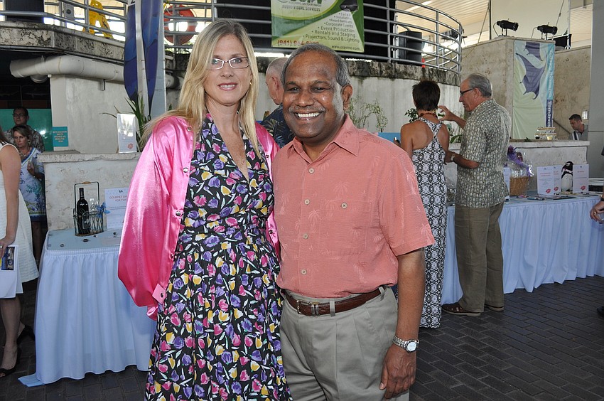 Chairwoman Beth Waskom and Kumar Mahadevan