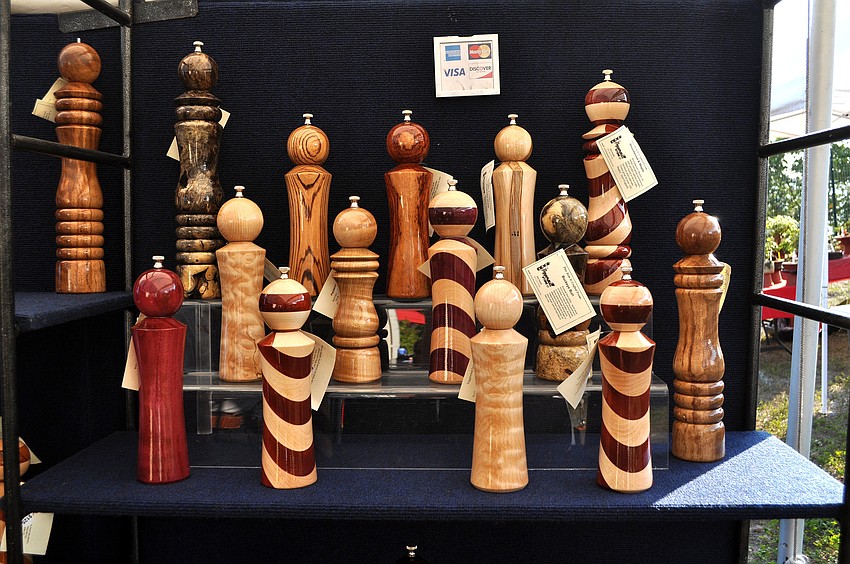 Peppermills made by Jim Smith of the Peppermill Store.