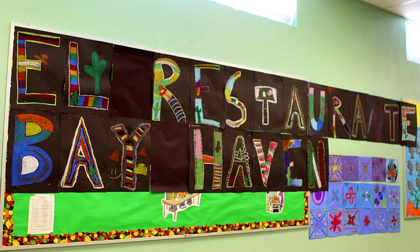 The Bay Haven cafeteria was turned into El Restaurante Bay Haven, Thursday, Feb. 23.