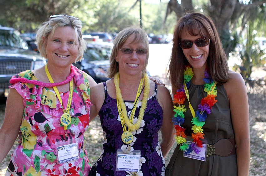 Pam Lutz, Nancy Erickson and Beth Vandroff