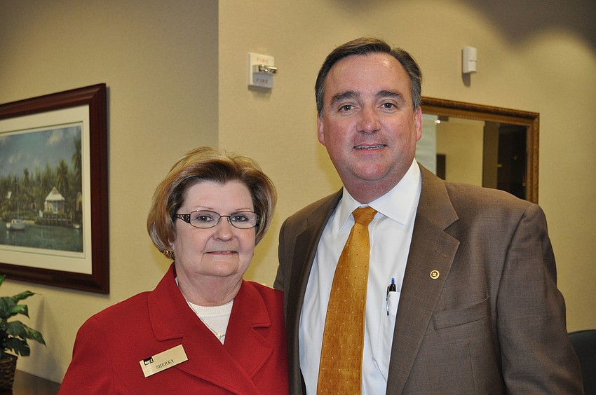 Sherry Riley and Christopher Peacock