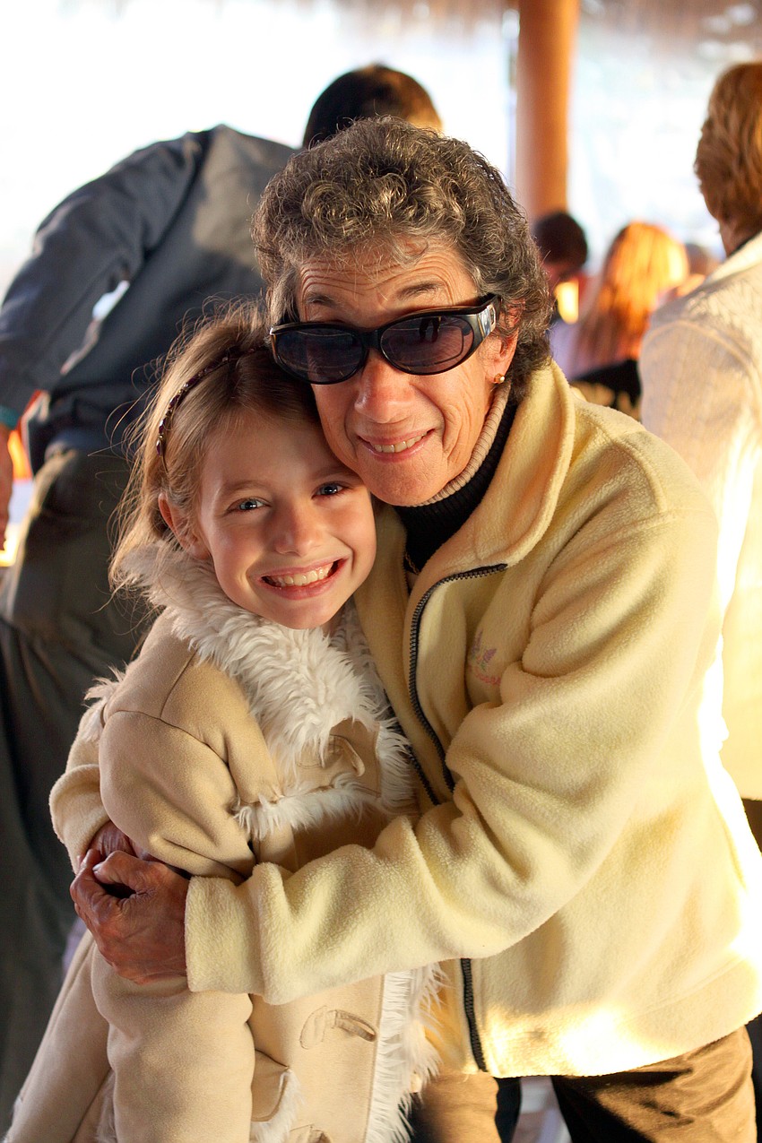 Gianna Sparks, 9, with Max Spitzer