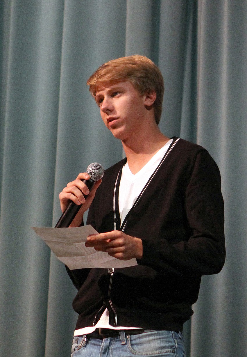 Student government president, Scott McCreery